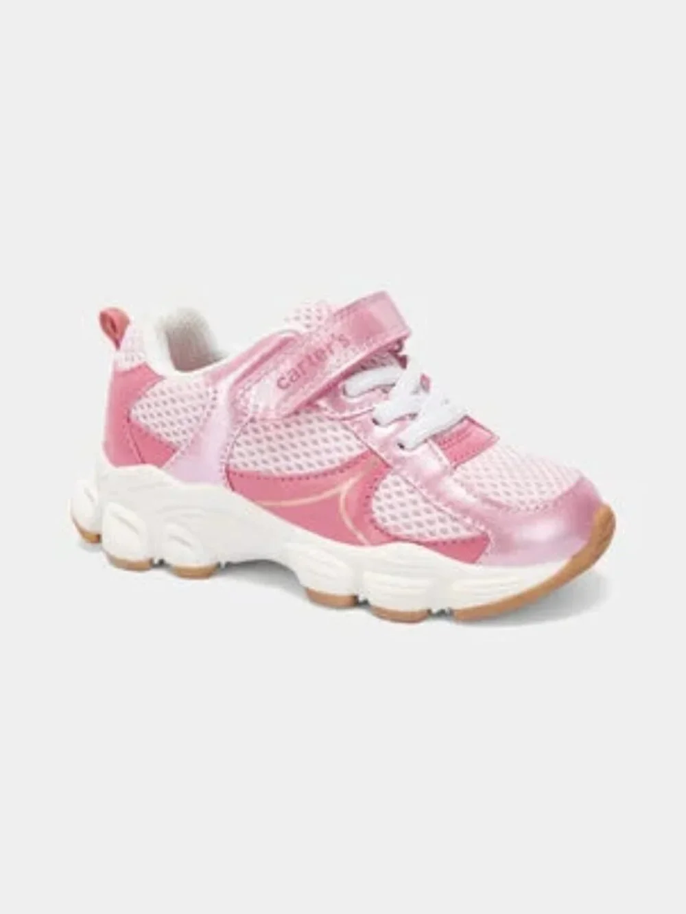 (Carters) Toddler Girl_ Size 12 Metallic Athletic Shoes - Pink_NWT